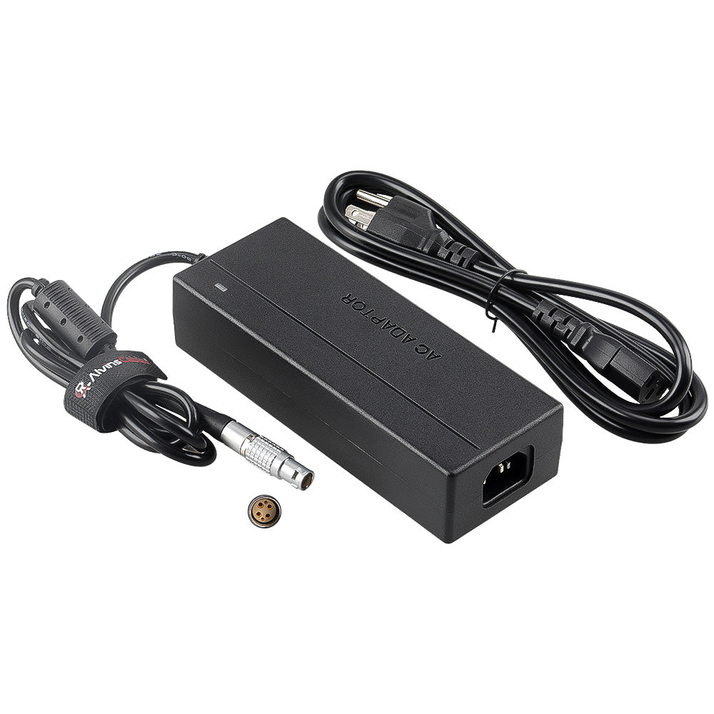 Alvin's Cables RED DSMC3 6 Pin Female AC Power Supply Adapter 15V 10A Universal Plug Charger for RED DSMC2 DSMC3 Komodo-X V-Raptor Camera, for DJI Ronin 4D, with UK EU US Plugs 1.2M/47inches