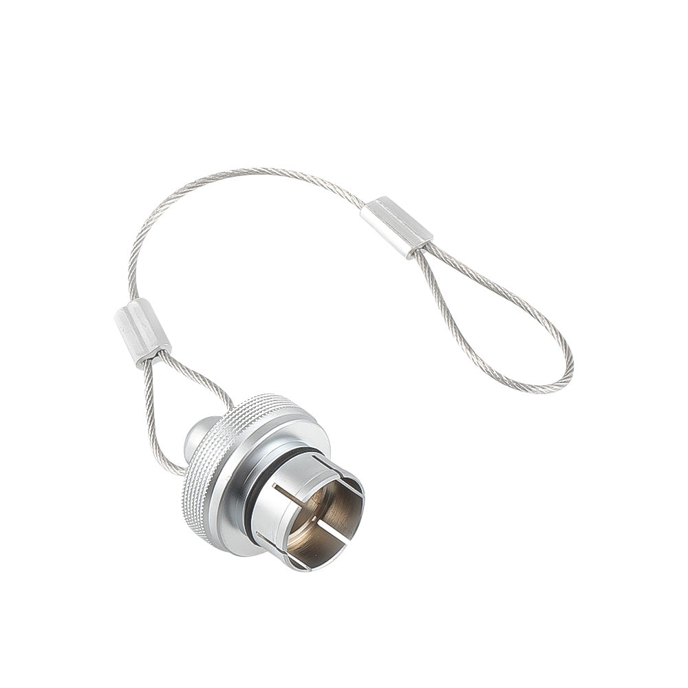 Alvin's Cables Dust Cap Compatible with LEMO 2B(15 mm) Connectors, Industrial Protective Cover with Metal Retention Wire, Dustproof, Moisture Resistant, 10 Pieces