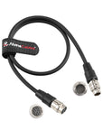 Alvin's Cables Hirose 20 Pin Male to Hirose 12 Pin Female Servo Zoom Control Cable for Canon Servo Lenses, for Fujinon Zoom Controllers, 50CM/20Inches