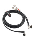 Alvin's Cables Hirose 6 Pin Female Power Trigger I/O Breakout Cable HR10A-7P-6S to BNC DC 2.1mm Female Industrial Cable for Victorem CXP Volucam Redwood Camera