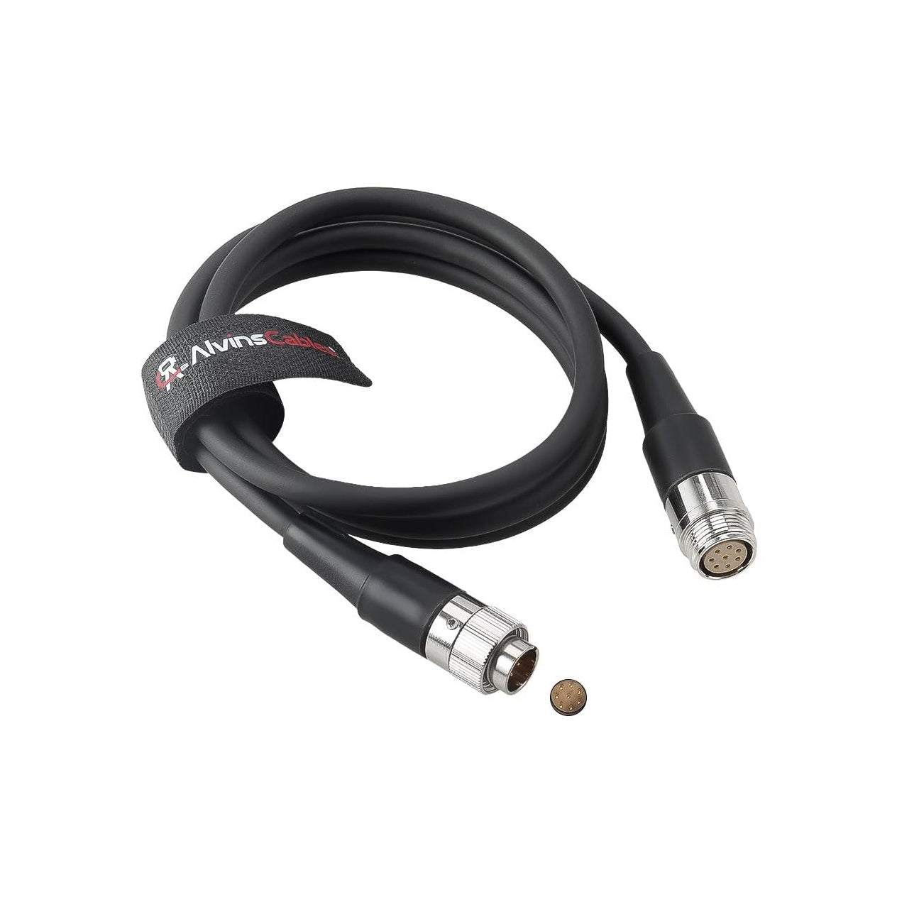 Alvin's Cables Zoom Controller Extension Cable for Canon Fujinon Servo Lenses 8 Pin Male to Female Cable for ENG/EFP Broadcast Lenses 1M 3.3ft
