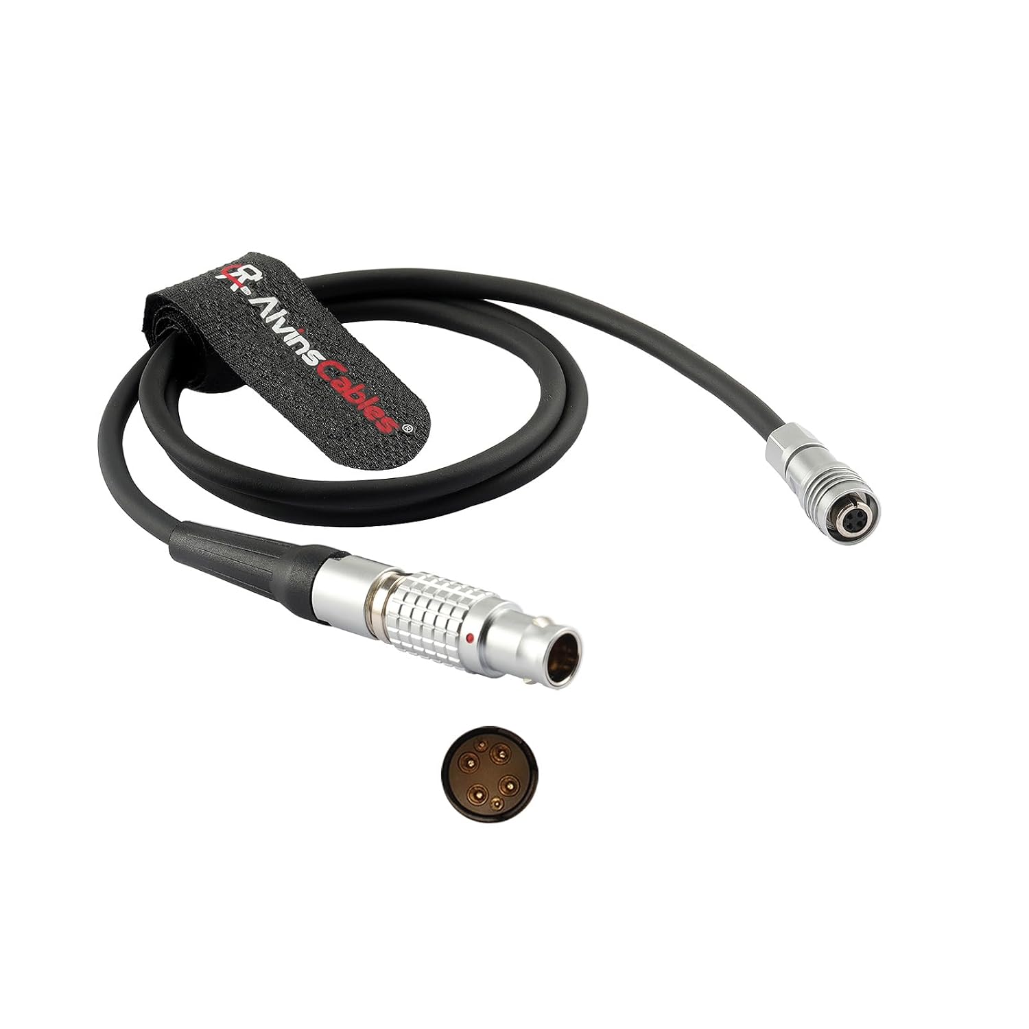 Alvin's Cables Ronin 2 to Portkeys BM5 BM7 HH7 HS7T Power Cable 6 Pin Male to Weipu 4 Pin Cable for DJI Ronin 2 Gimbal 60cm 2ft