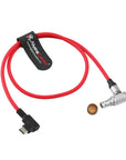 Alvin's Cables Record Control Cable for DJI Focus Pro & Pixboom Spark, USB-C to Right Angle EXT 9 Pin Camera Control Cable, Ultra-Soft 50cm|19.7in