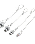 Alvin‘s Cables Dust Cap for LEMO Push-Pull Connectors, FGG 00B/0B/1B/2B Male Plug Pin Protector Cover with Stainless Steel Tether, IP68 Metal Cap for Machine Vision & Industrial Cameras, 1 Set