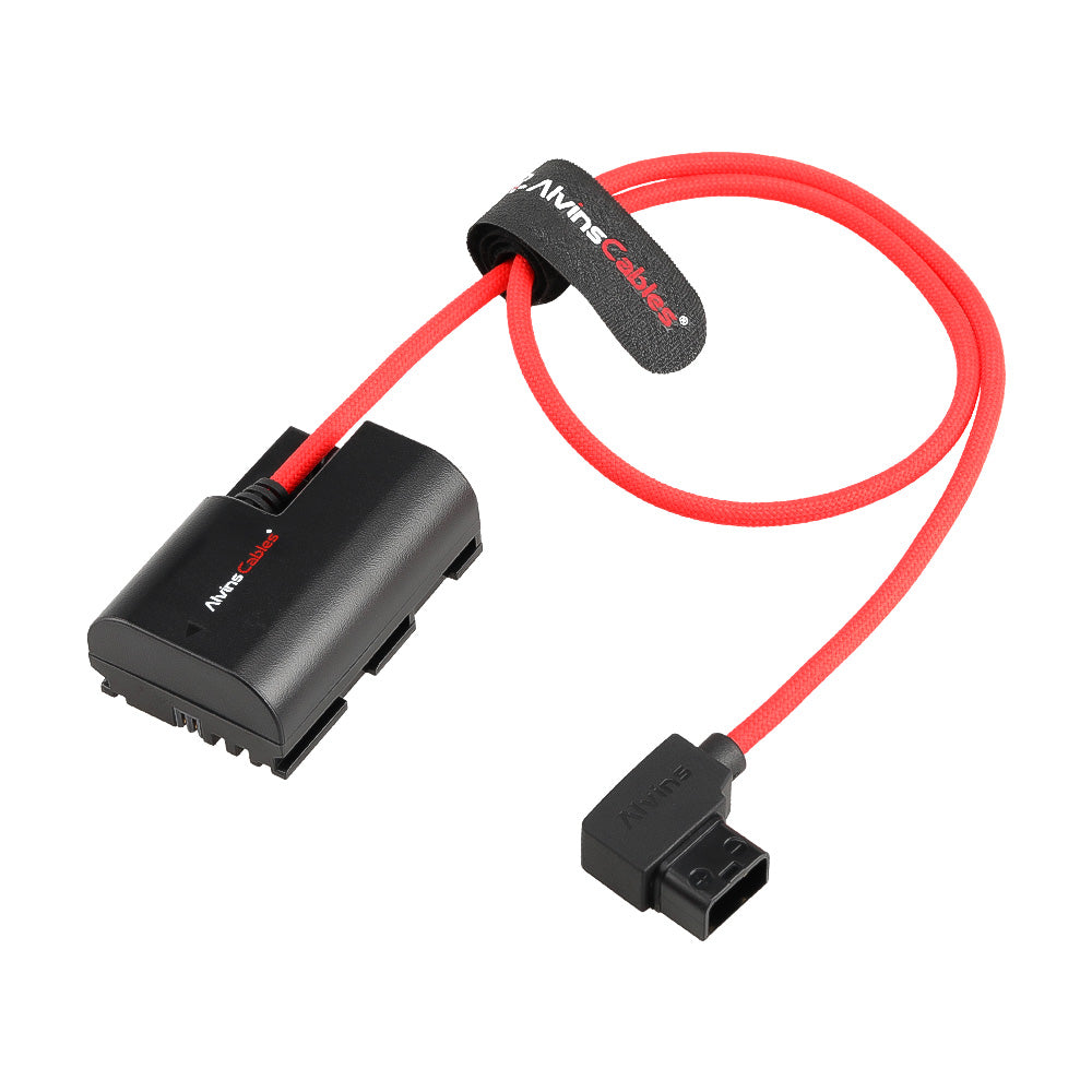 Alvin's Cables LP-E6PNH Dummy Battery to D-Tap Braided Power Cable, 60CM
