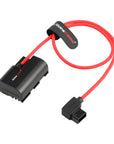 Alvin's Cables LP-E6PNH Dummy Battery to D-Tap Braided Power Cable, 60CM