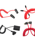 Alvin’s Cables Camera Cable Set for Sony FX30, NP-FZ100 Dummy Battery to D-tap| 8K HDMI 2.1| XLR 3 Pin Audio Cable| USB-C PD Fast Charging, Complete Camera Rig Wiring Kit