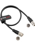 Alvin's Cables Hirose 20 Pin Male to 12 Pin Male Adapter Cable for Fujinon Cabrio Lenses, for Sony FS5/FS7 for Canon C300/C500 Blackmagic Cameras, 50CM/20Inches