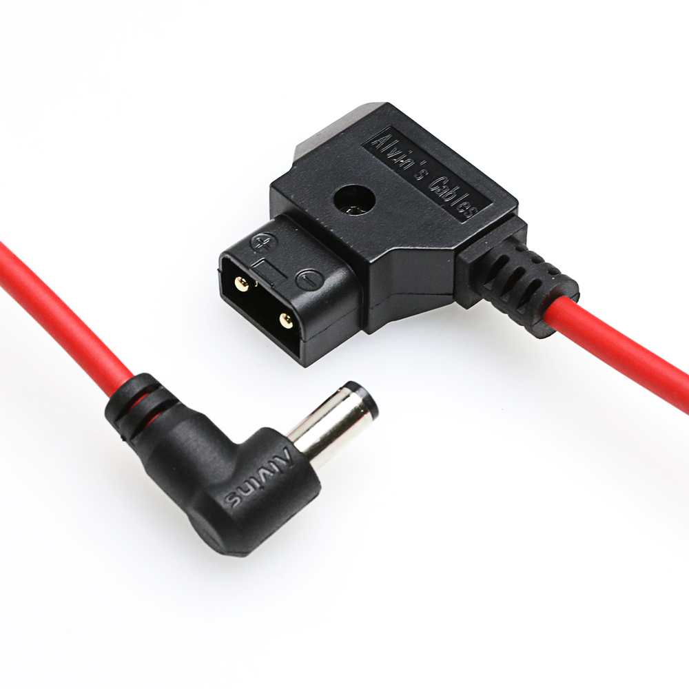 Alvin's Cables Dtap to DC Cable for Atomos Shogun,Ultra Soft D-tap to 2.1 DC Right Angle Power Cable for Blackmagic Design Video Assist,SmallHD 702,for Feelworld FW568 Monitor 60cm|23.6in