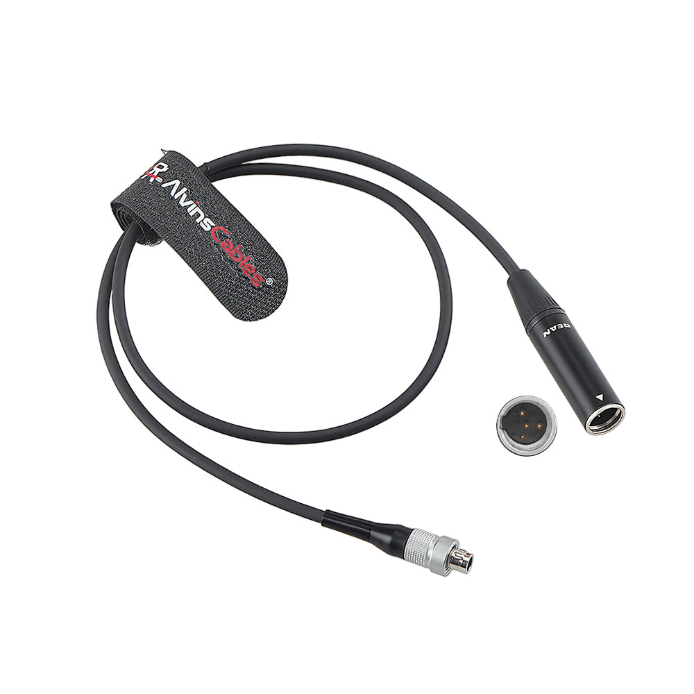 Alvin’s Cables FVB 3-Pin to TA4M Mini XLR 4-Pin Audio Cable for Sennheiser SK5212 SK50 Line6 Wireless Transmitters 50cm 19.7inches