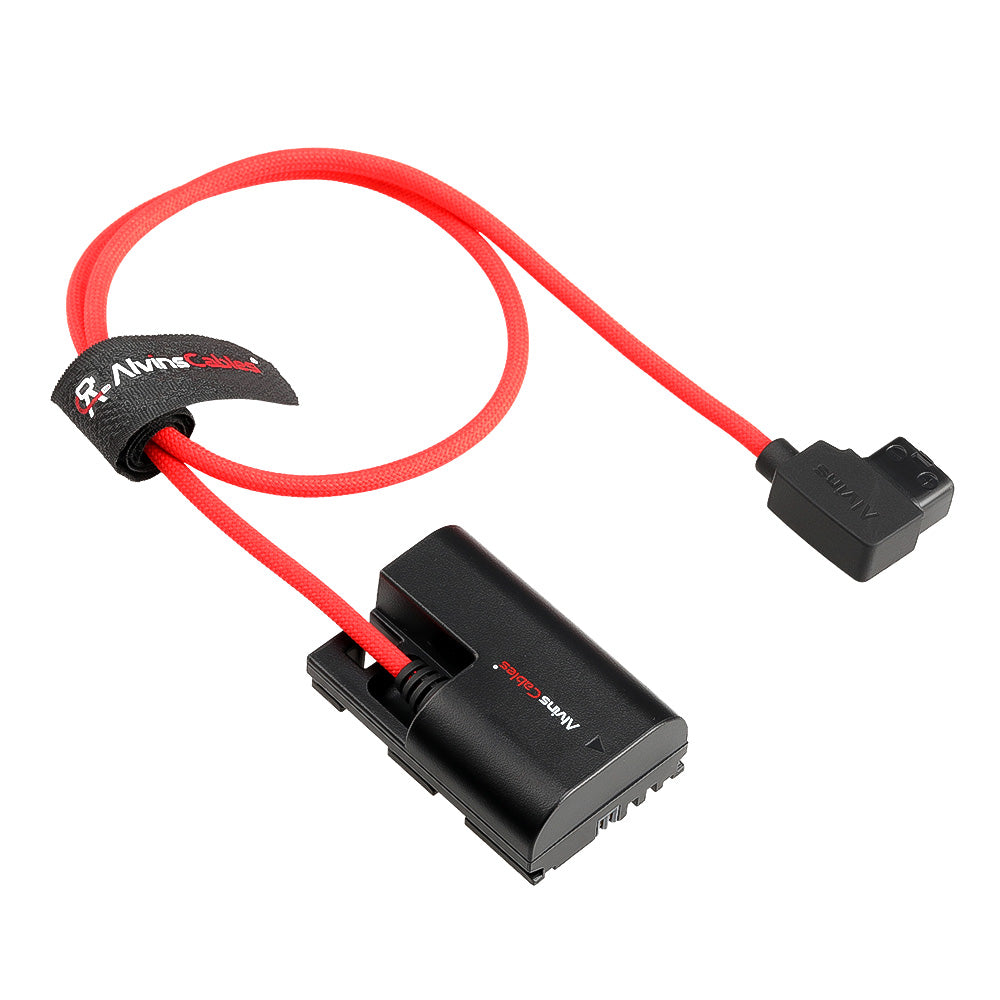 Alvin's Cables LP-E6P Dummy Battery to D-Tap Braided Power Cable, 60CM