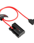 Alvin's Cables LP-E6P Dummy Battery to D-Tap Braided Power Cable, 60CM