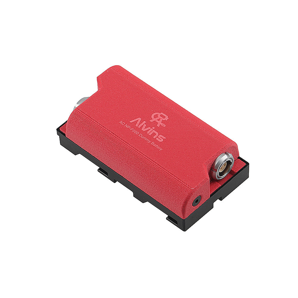 Alvin's Cables NP-F to 0B 2-Pin Adapter, Professional NP-F Dummy Battery Power Adapter for SmallHD, Blackmagic Video Assist, Atomos Camera Monitors, with Dual Interchangeable 2-Pin Ports, Regulated 8.4V Output