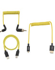 Alvin’s Cables Camera Cable Set for Nikon ZR, USB-C PD Power Cable| 8K 2.1 Micro HDMI to HDMI Cable| Locking 3.5mm to 3.5mm TRS Audio Timecode Cable, Complete Camera Rig Wiring Kit