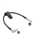 Alvin’s Cables Control Cable for Arri RIA-1 to Ward's Sniper Mark 3 III Rangerfinder Monitor, Compatible with K2.0036186 KK.0039980, 4 Pin Right Angle Rotatable to Straight Data Cable, 30cm|11.8in