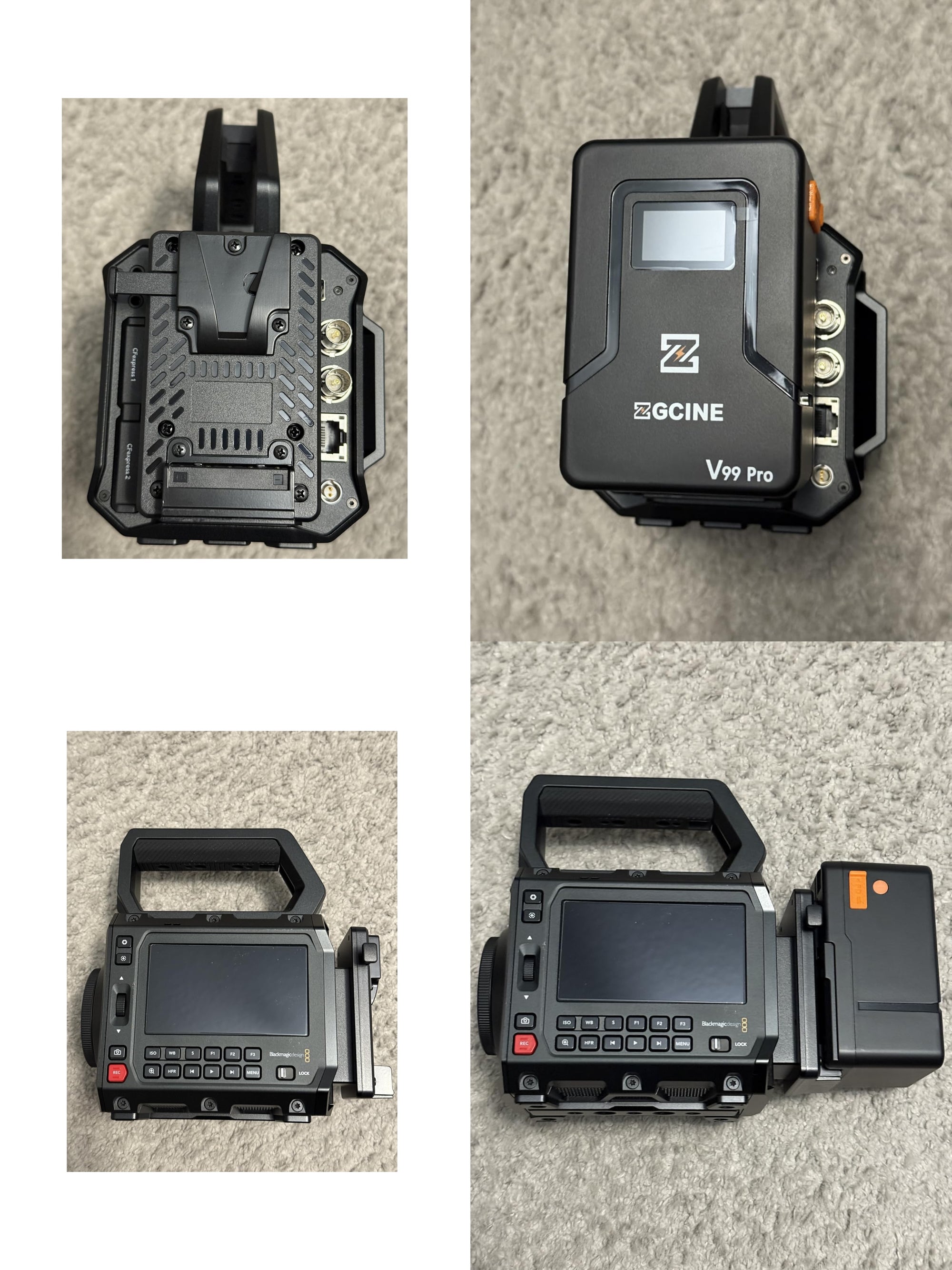 Alvins V-Mount Battery to BP-U30 Battery Conversion Adapter for Blackmagic Pyxis 6K 12K, BPU-30 V Mount Dummy Battery for Sony PXW-Z200| HXR-NX800 Camcorders Fully Decoded