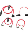 Alvin's Cables Camera Cable Set for Blackmagic URSA Mini, 12G SDI BNC Coaxial Cable| Rotatable XLR 3 Pin Male to Female| XLR 4 Pin Female to D-Tap Power Cable| 3.5mm to BNC Timecode Cable