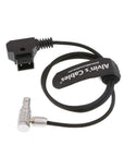 Alvin's Cables Flexible Anton D-TAP to 2 Pin Male Right Angle Power Cable for Teradek ARRI RED Camera SmallHD Paralinx Preston Transvideo Offhollywood Switronix Panasonic