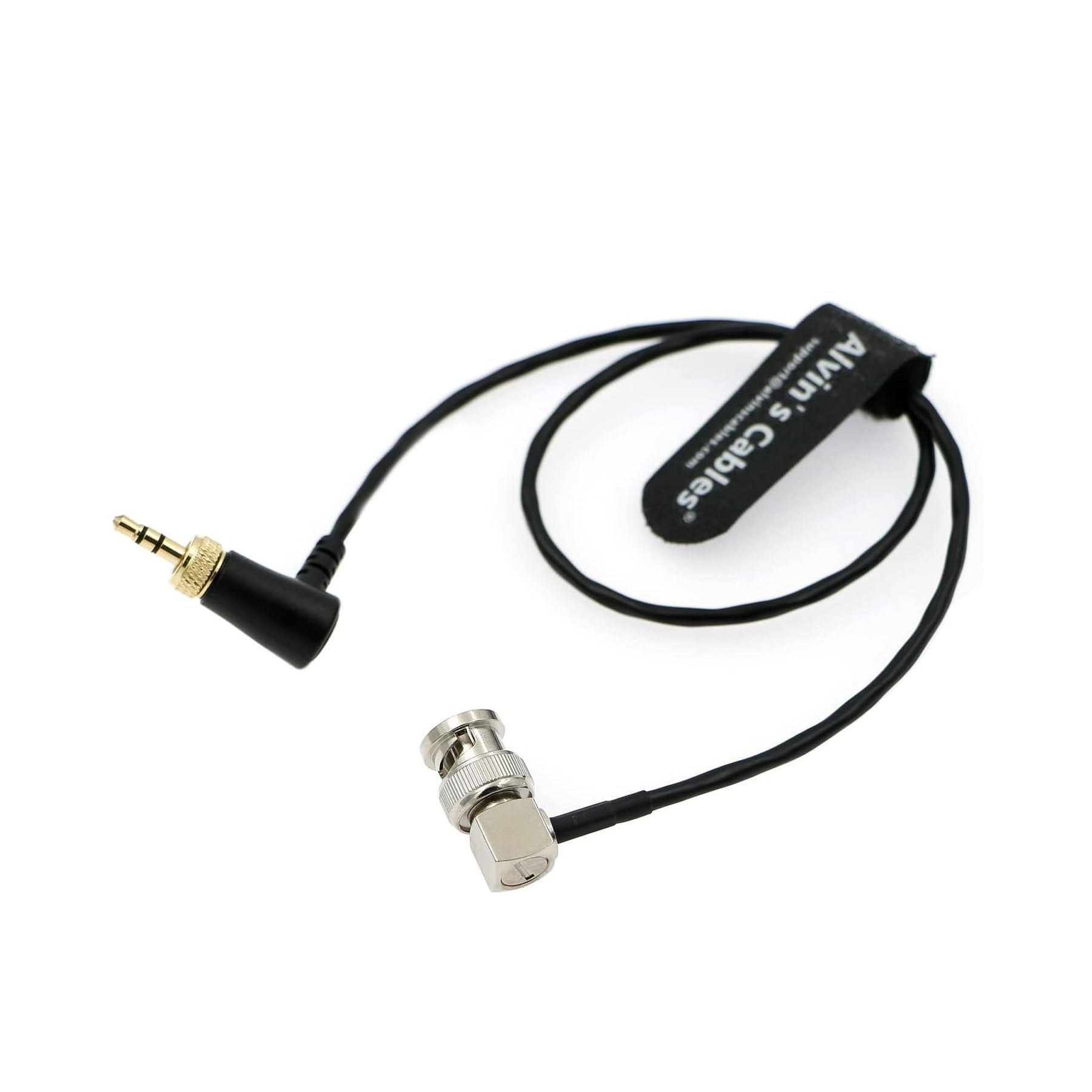 Alvin's Cables 3.5mm TRS to BNC Timecode Cable for Canon C70 for Sony F55 FX9, Zaxcom, Zoom F4| F8| F8n from Deity Timecode Generator Box 50CM|19.7inches