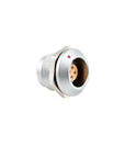 Alvins EGG.2K 4 Pin Socket, 2K Series Circular Connector, Waterproof IP66~IP68, EMI Shielded, Push-Pull Self-Locking Panel Mount for Industrial & Camera Equipment, 2pcs