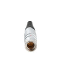 Alvins FGG.2K 4 Pin Male Plug, 2K Series Circular Connector, Waterproof IP66~IP68, EMI Shielded, Push-Pull Self-Locking with Protective Sleeve for Industrial & Camera Equipment, 2pcs