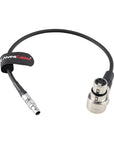 Alvin's Cables 26V Power Cable for Sony Venice Camera from MotoCrane Titan LT, 4-Pin to XLR 4-Pin Female Right-Angle Camera Power Cable 30cm|12inches