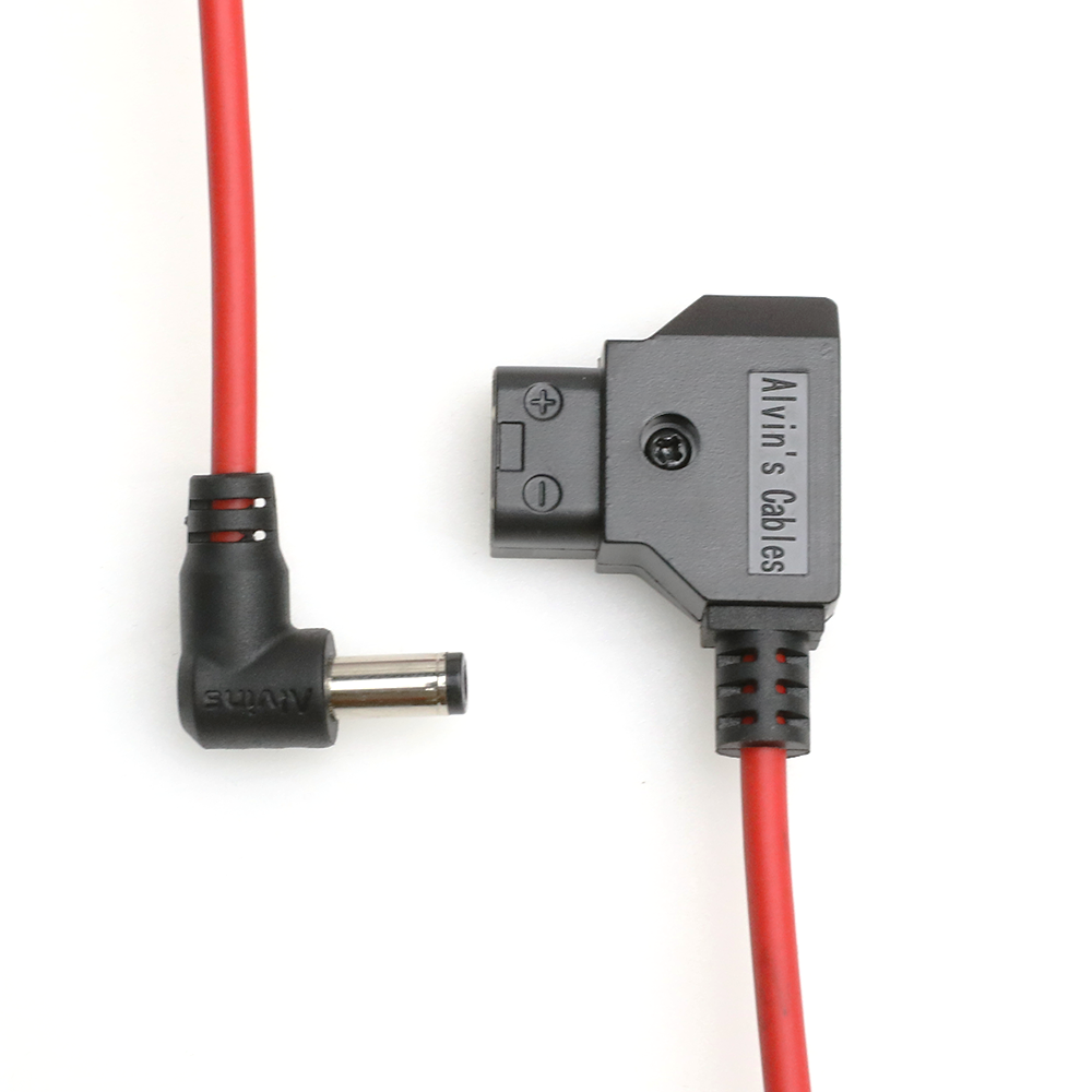 Alvin's Cables Dtap to DC Cable for Atomos Shogun,Ultra Soft D-tap to 2.1 DC Right Angle Power Cable for Blackmagic Design Video Assist,SmallHD 702,for Feelworld FW568 Monitor 60cm|23.6in