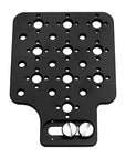 Alvin’s Cables Multifunctional Cheese Plate with 3/8 1/4 Threads, Side Mounting Plate for ARRI RED Camera with 3/8’’ Screws-A0124