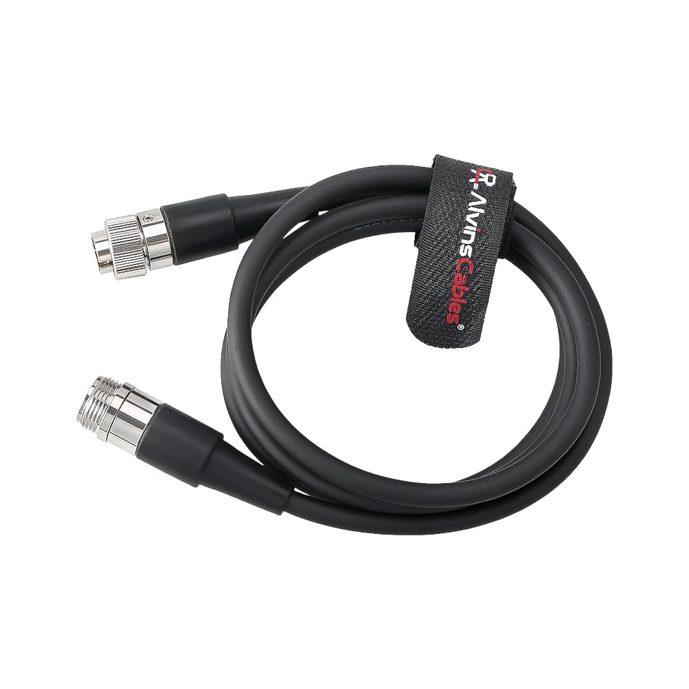 Alvin's Cables Zoom Controller Extension Cable for Canon Fujinon Servo Lenses 8 Pin Male to Female Cable for ENG/EFP Broadcast Lenses 1M 3.3ft