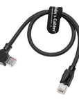 Alvin's Cables RJ45 Ethernet Cable, Right-Angle Cat6a Shielded Industrial Profinet Ethernet Cable High-Flex Drag-Chain High-Speed Gold-Plated Connectors for PLC, Robotics & Motion Control 2ft/60cm
