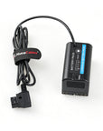Alvin's Cables BP-U30 Dummy Battery to D-Tap Power Cable for Blackmagic Pyxis 6K/12K, Sony PXW-Z200 & HXR-NX800 Camcorders, Fully Decoded Power Cord 3.9Ft