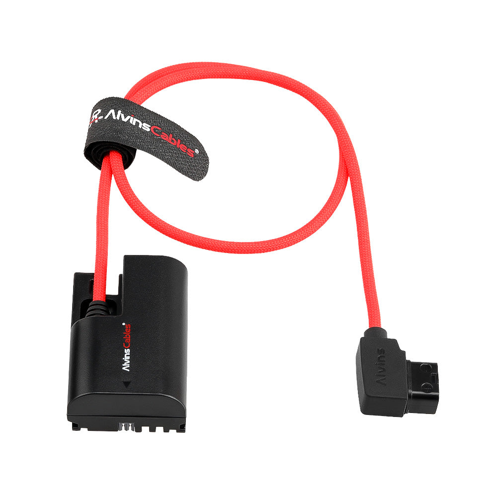 Alvin's Cables LP-E6P Dummy Battery to D-Tap Braided Power Cable, 60CM