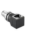 Alvin's Cables M12 D-Code 4-Pin to RJ45 Adapter Cat6a IP68 Waterproof Shielded, M12 Male to RJ45 Female Industrial Ethernet Connector for Cognex Keyence Omron Siemens Sick Baumer Datalogic
