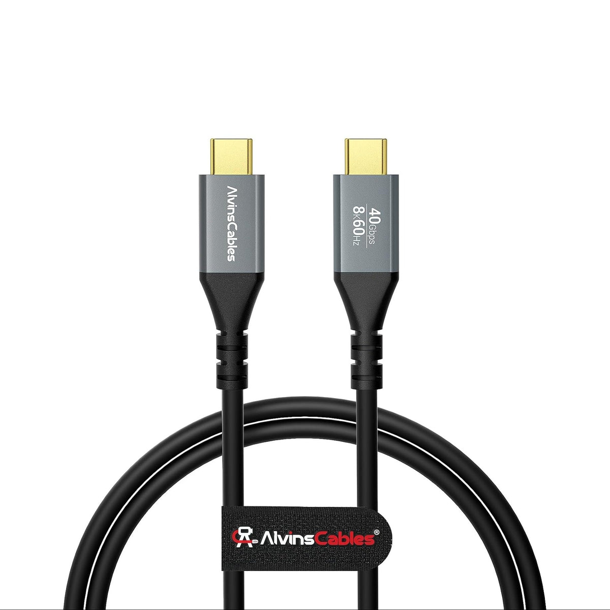 Alvin's Cables USB-C Cable, USB4.0 Type C, 40Gbps Data Transfer