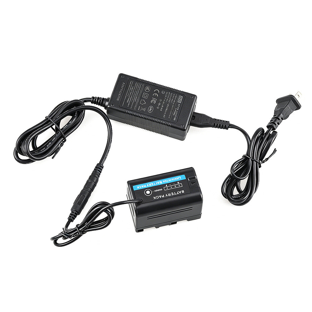 Alvin's Cables BP-U30 Dummy Battery AC Power Adapter Kit, Fully Decoded AC Power Supply for Blackmagic Pyxis 6K/12K, Sony PXW-Z200 &amp; HXR-NX800 Camcorders, US Plug 100–240V