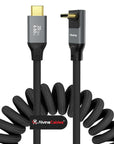 Alvin's Cables Coiled USB-C Cable, 20Gbps Data Transfer, 240W, 4K@60Hz