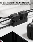 Alvin's Cables D-tap Splitter Cable Dtap Male to 4 Port D Tap Female Splitter Hub Power Cable for ARRI RED Teradek SmallHD SmallRig V-Mount|Gold-Mount Battery 40cm/15.7in