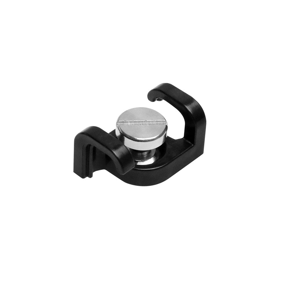 Alvins 3/8&quot; Screw Clamp for ARRI RED Sony Camera Z-Cam Cage SDI Video Power Cable Fixation, Black