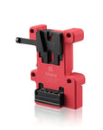 Alvins V-Mount Battery Plate for SmallHD Ultra 5 & Ultra 7, Direct Contact Power Supply with 1 x D-Tap & 2 x 0B 2 Pin Outputs, Red