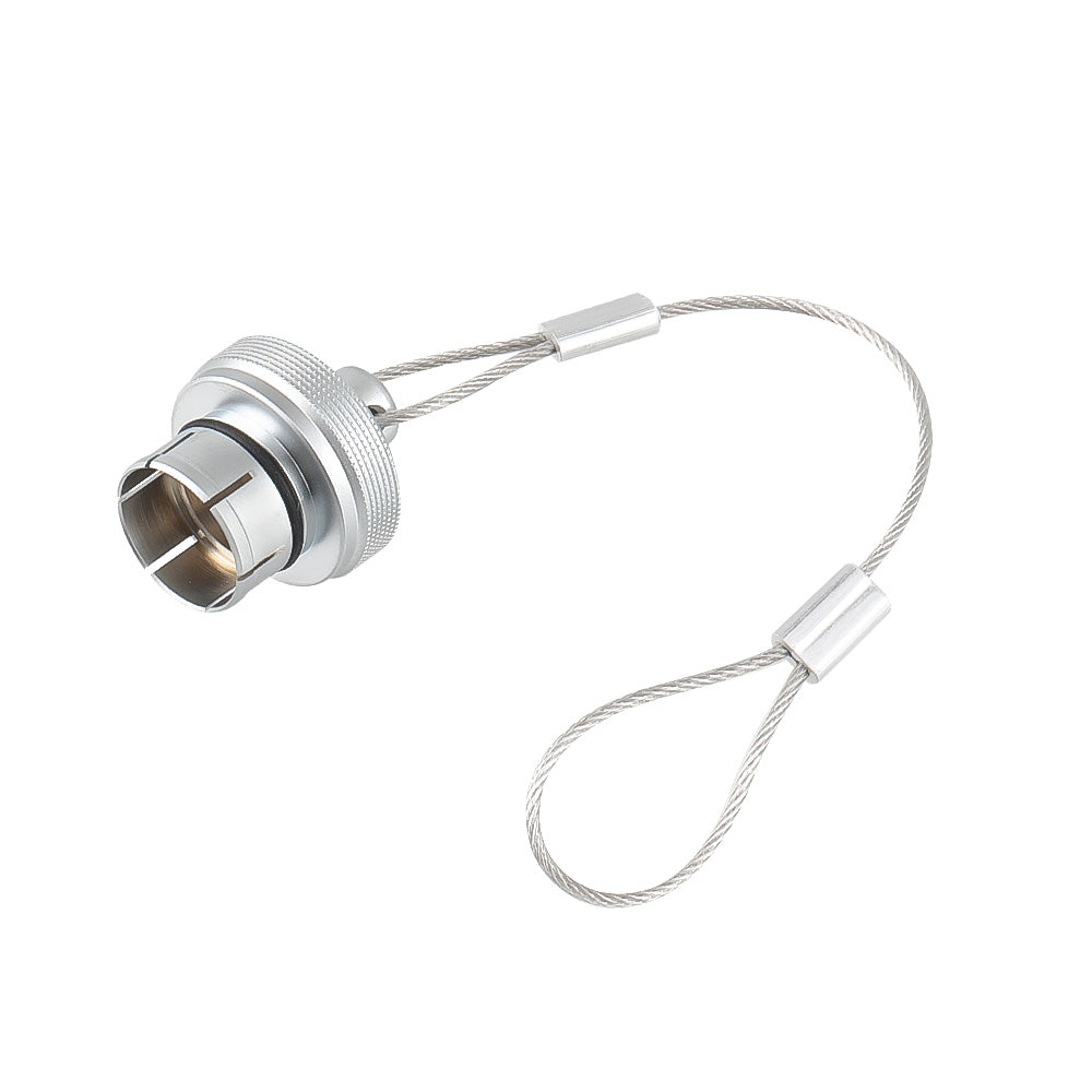 Alvin's Cables Dust Cap Compatible with LEMO 2B(15 mm) Connectors, Industrial Protective Cover with Metal Retention Wire, Dustproof, Moisture Resistant, 10 Pieces