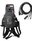 Alvins Gold-Mount Battery Backpack Plate for Professional Camera Live Streaming & Outdoor Broadcasting, G-Mount Battery Support Vest with D-Tap Power Expansion