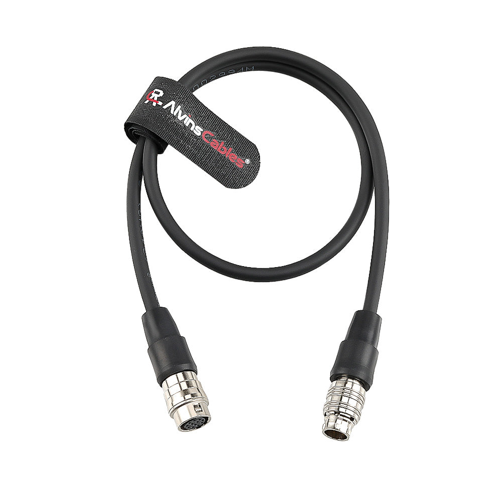 Alvin's Cables Hirose 20 Pin Male to Hirose 12 Pin Female Servo Zoom Control Cable for Canon Servo Lenses, for Fujinon Zoom Controllers, 1M/3.3ft