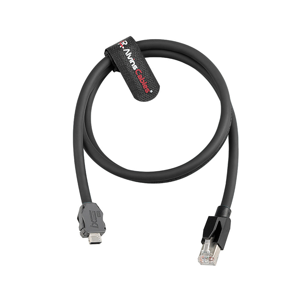Alvin's Cables IX Industrial to RJ45 Cat6A Ethernet Cable, IX30G-A-10S ...