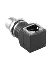 Alvin's Cables M12 X-Code 8-Pin to RJ45 Adapter Cat6a IP68 Waterproof Shielded, M12 Female to RJ45 Female Industrial Ethernet Connector for Cognex Keyence Basler Baumer Datalogic Microscan Sick