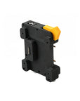 Alvin’s Cables Gold Mount Battery Plate for SmallHD Ultra 5 & Ultra 7, Direct Contact Power Supply with 1 x D-Tap & 2 x 0B 2 Pin Outputs, G-Mount System, Black