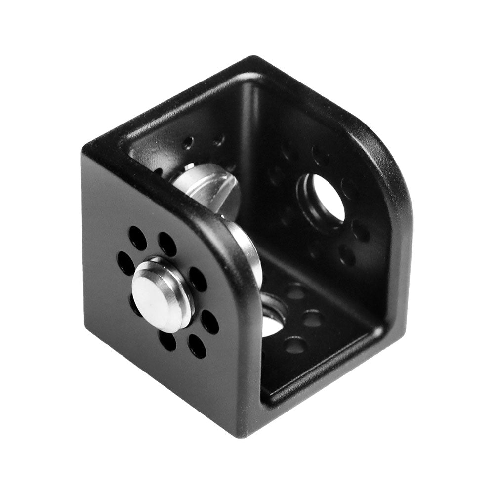 Alvin&#39;s Cables Extension Side Mounting Block with 3/8” Threads, 3-Port Square Mount for ARRI for Sony RED Camera Wireless Receiver-A0125