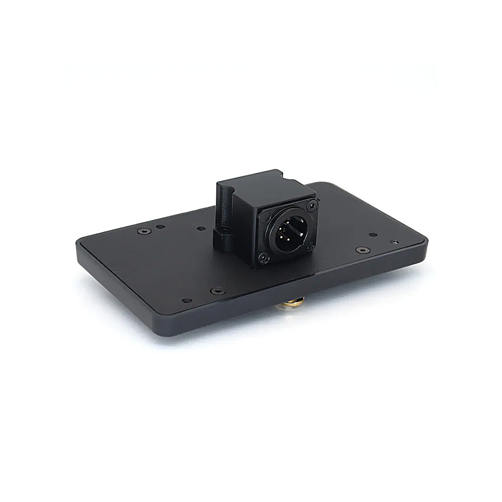 Alvin's Creativity Gold Mount Battery Plate to 4-Pin XLR Male Power Adapter, Camera Battery Conversion Board for Cinema Cameras, DSLR Rigs, Steadicam and Broadcast Equipment