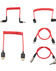Alvin’s Cables Camera Cable Set for Canon C50, 8K HDMI 2.1 Cable, USB-C PD Power Cable, DIN to 3.5mm Timecode Cable, XLR 3-Pin & Locking TRS Audio Cable, Complete Camera Rig Kit