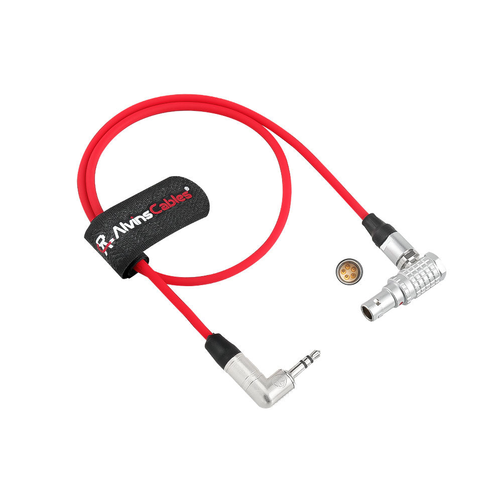 Alvin's Cables Ultra Soft Timecode Cable for ARRI Alexa, Sound Devices, Tentacle Sync 3.5mm TRS to 5 Pin Cable 50cm| 19.7inches