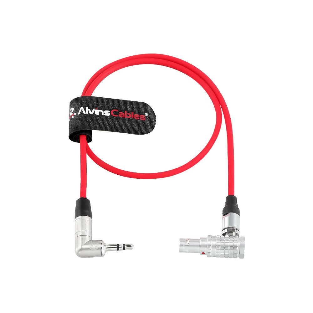 Alvin's Cables Ultra Soft Timecode Cable for ARRI Alexa, Sound Devices, Tentacle Sync 3.5mm TRS to 5 Pin Cable 50cm| 19.7inches